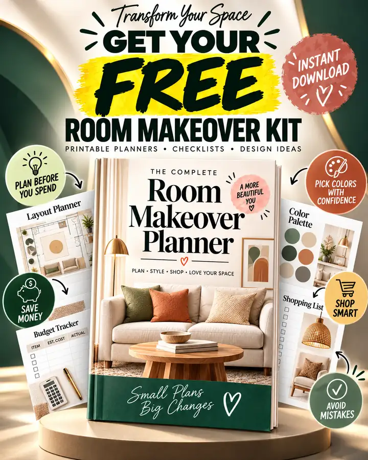 Preview of the Ember Room Makeover Starter Kit worksheets