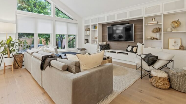 10 TV Wall Ideas Without Built Ins for a Finished Stylish Living Room