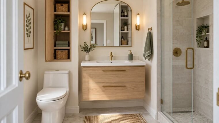 Small Bathroom Storage Ideas That Keep Counters Clear and Clutter Under Control